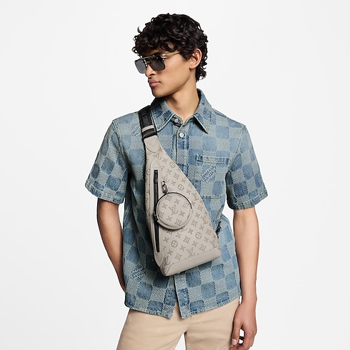 Duo Slingbag Monogram Shadow Leather in Bags and Small Leather Goods's Women Bags Newness collections by Louis Vuitton (Product zoom)