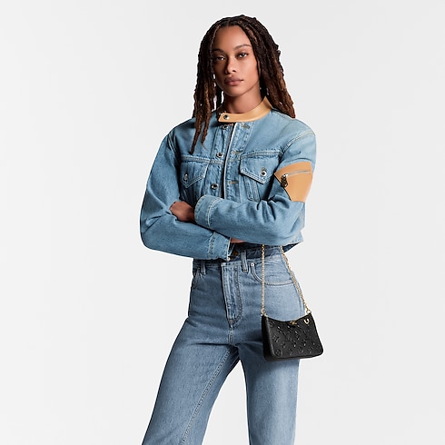 Easy Pouch On Strap Monogram Empreinte Leather in Women's Wallets and Small Leather Goods All Wallets and Small Leather Goods for Women collections by Louis Vuitton (Product zoom)