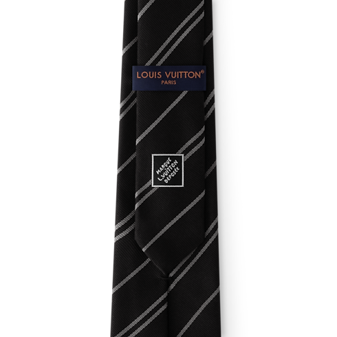 Ecu Stripes Tie . in Men's Accessories Ties and Pocket Squares collections by Louis Vuitton (Product zoom)