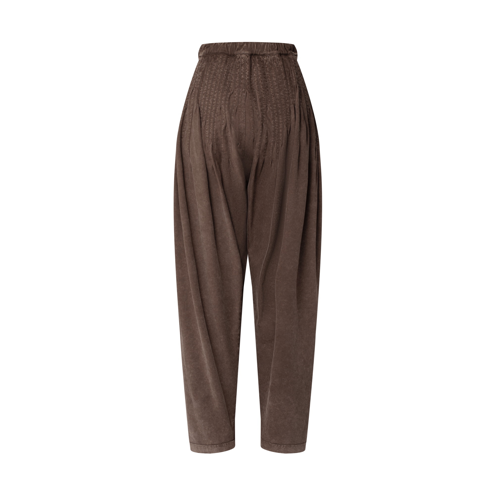 Elasticated Waistband Straight Pants  in Women