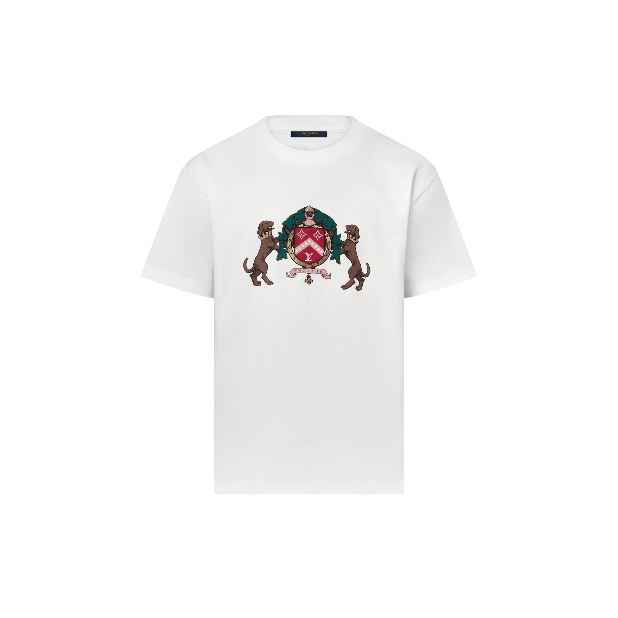 Embellished Cotton T-Shirt  in Men