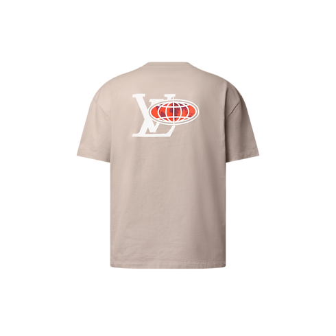 Embellished Graphic Cotton T-Shirt in Men's Ready-to-Wear T-shirts and Polos collections by Louis Vuitton (Product zoom)