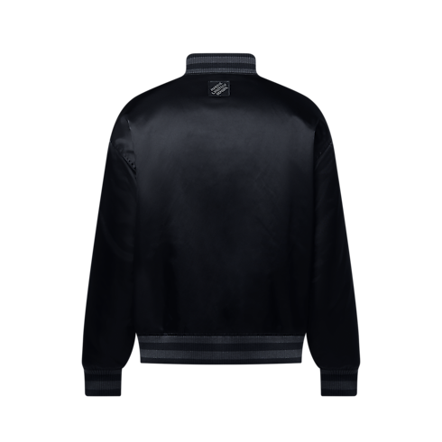 Embellished Nylon Baseball Blouson in Men's Ready-to-Wear Outerwear and Coats collections by Louis Vuitton (Product zoom)