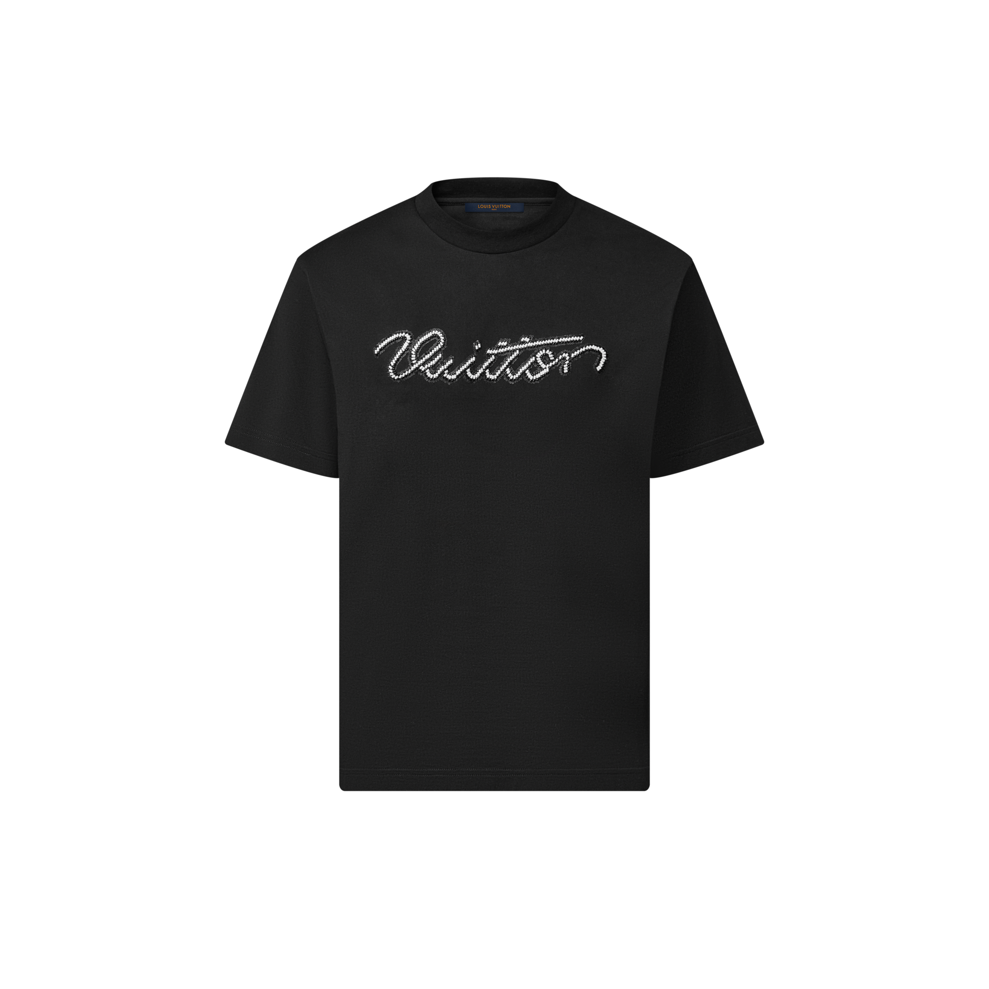 Embellished Signature Short-Sleeved T-Shirt  in Men