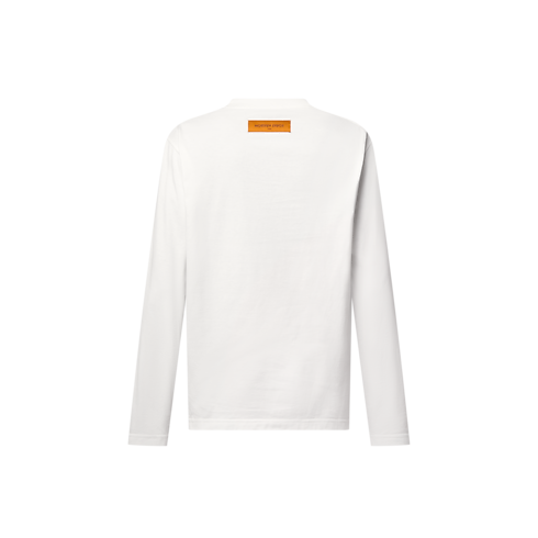 Embossed LV Long-Sleeved T-Shirt in Men's Ready-to-Wear T-shirts and Polos collections by Louis Vuitton (Product zoom)