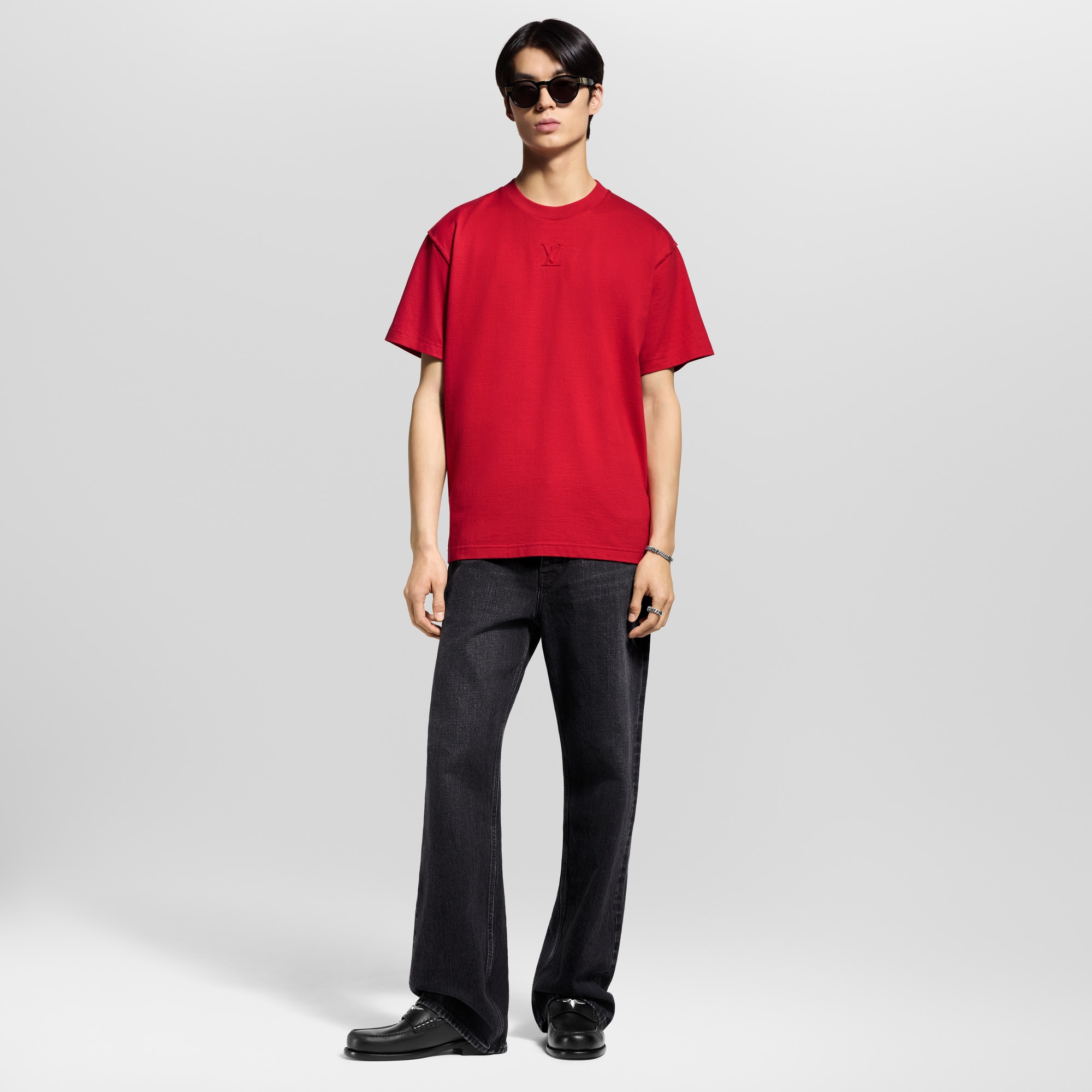 Embossed LV T-Shirt  in Men