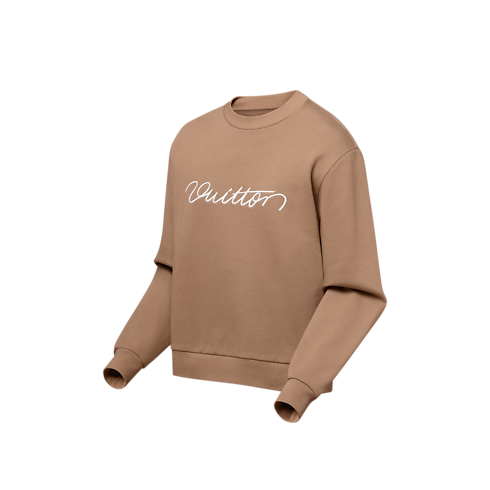 Embroidered Cotton Crewneck in Women's Ready-to-Wear Knitwear collections by Louis Vuitton (Product zoom)