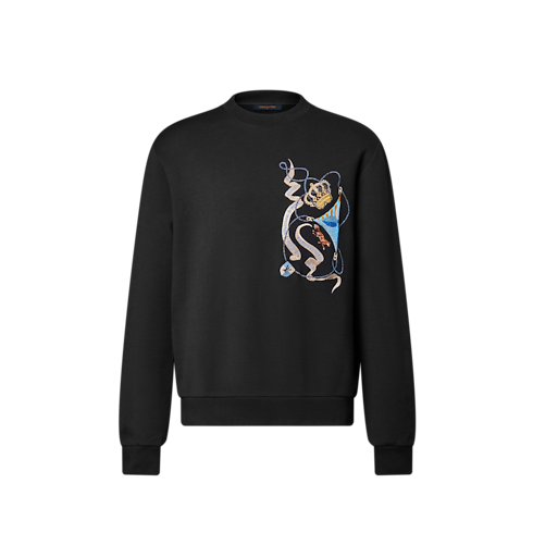 Embroidered Long-Sleeved Sweatshirt in Men's Ready-to-Wear All Ready-to-Wear collections by Louis Vuitton (Product zoom)