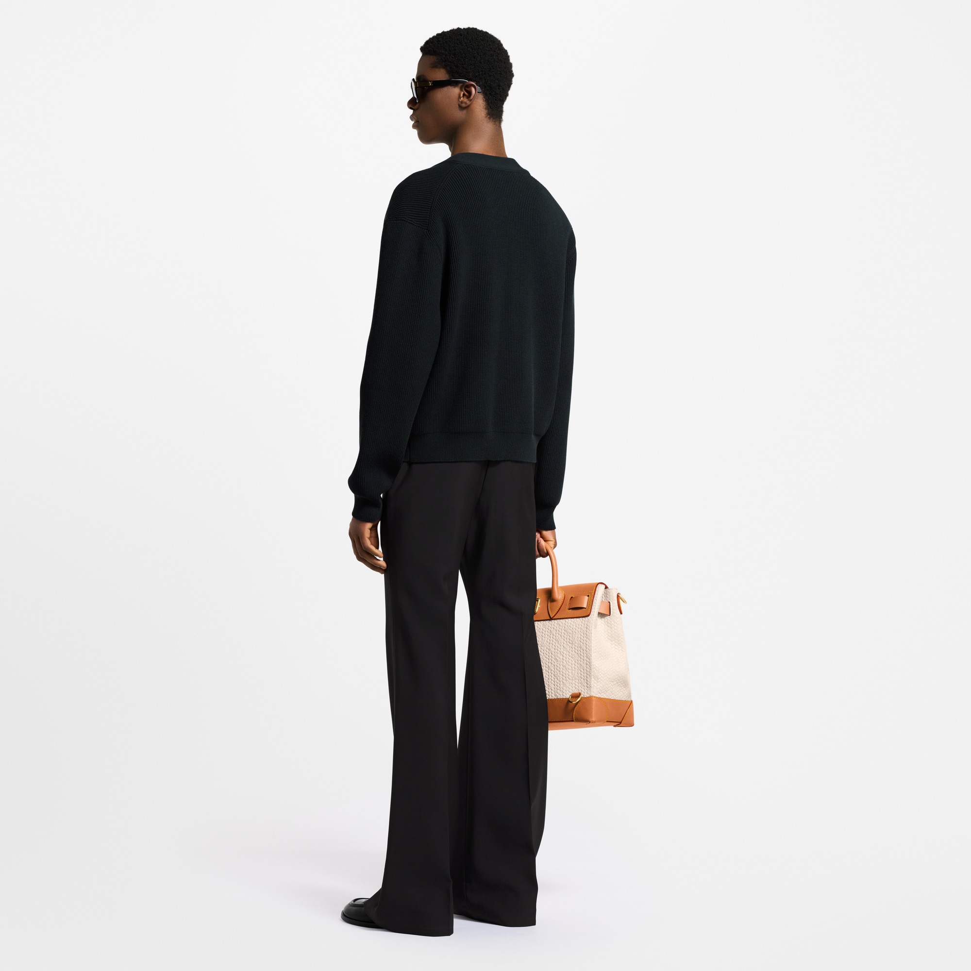 Embroidered Signature Cardigan  in Men
