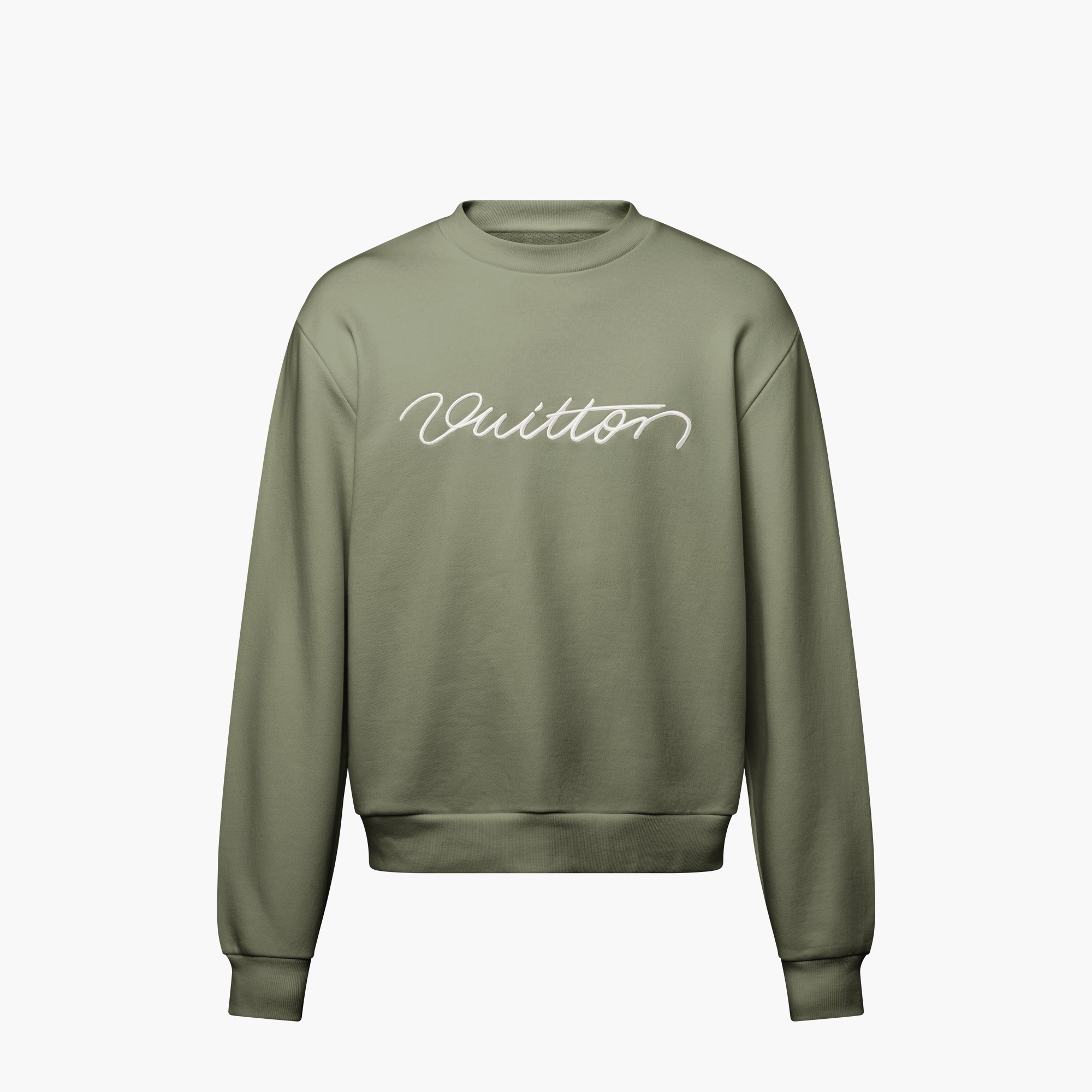 Embroidered Signature Crewneck Ready-to-Wear LOUIS VUITTON