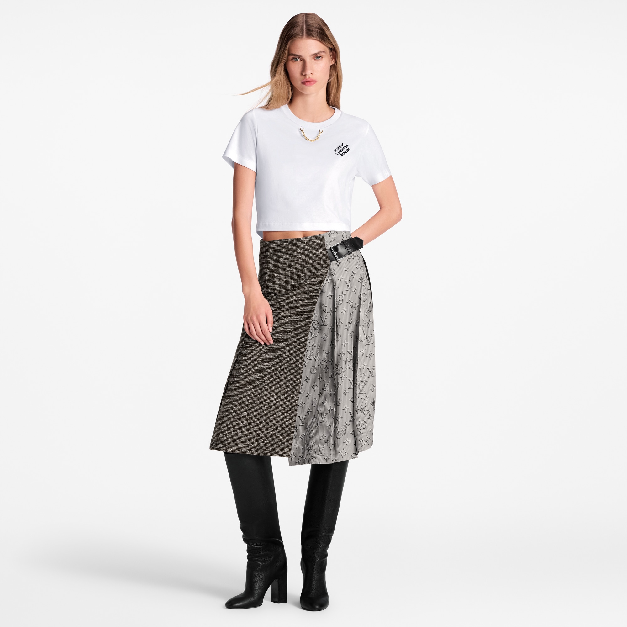 Embroidered Signature T-Shirt  in Women