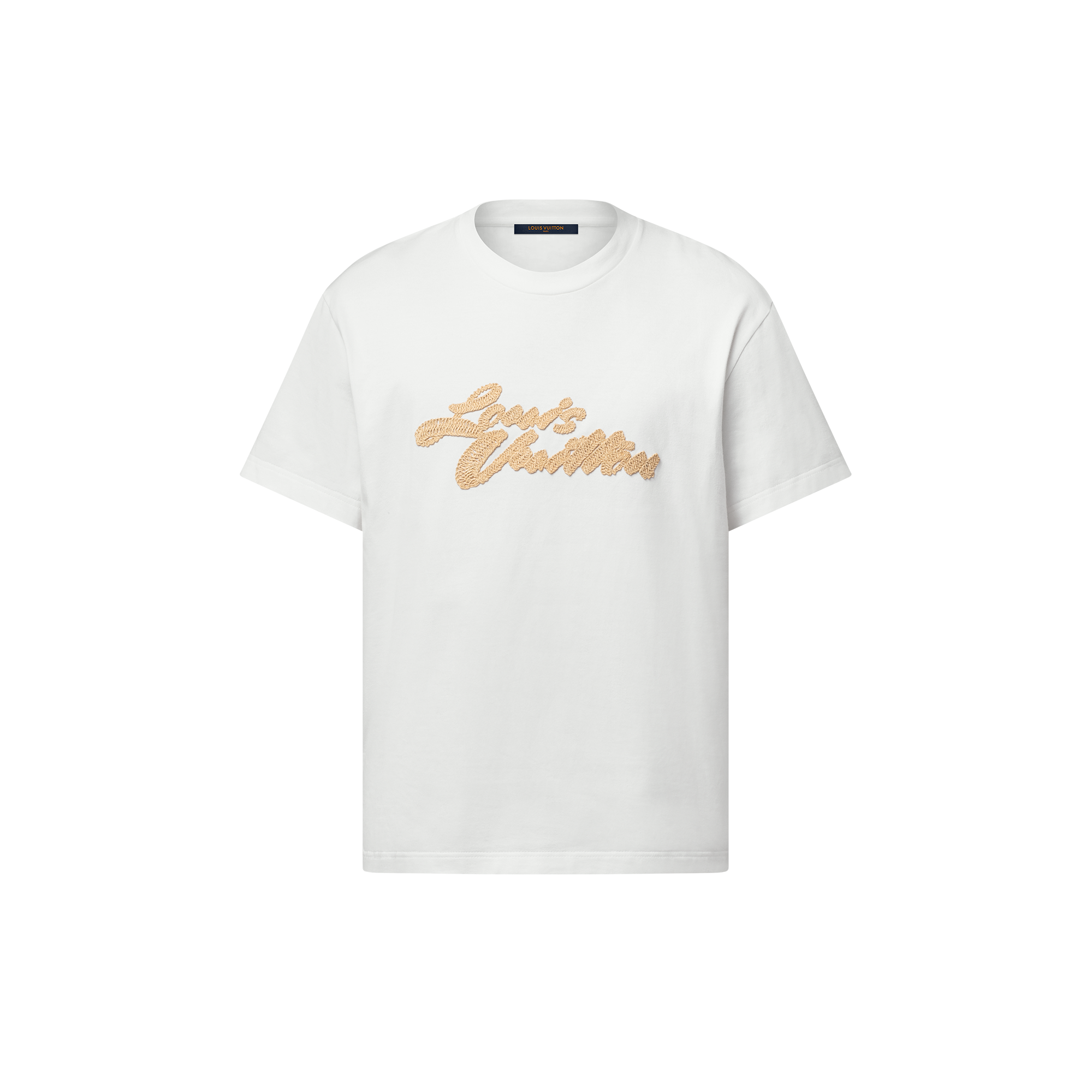 Embroidered Signature T-Shirt  in Men