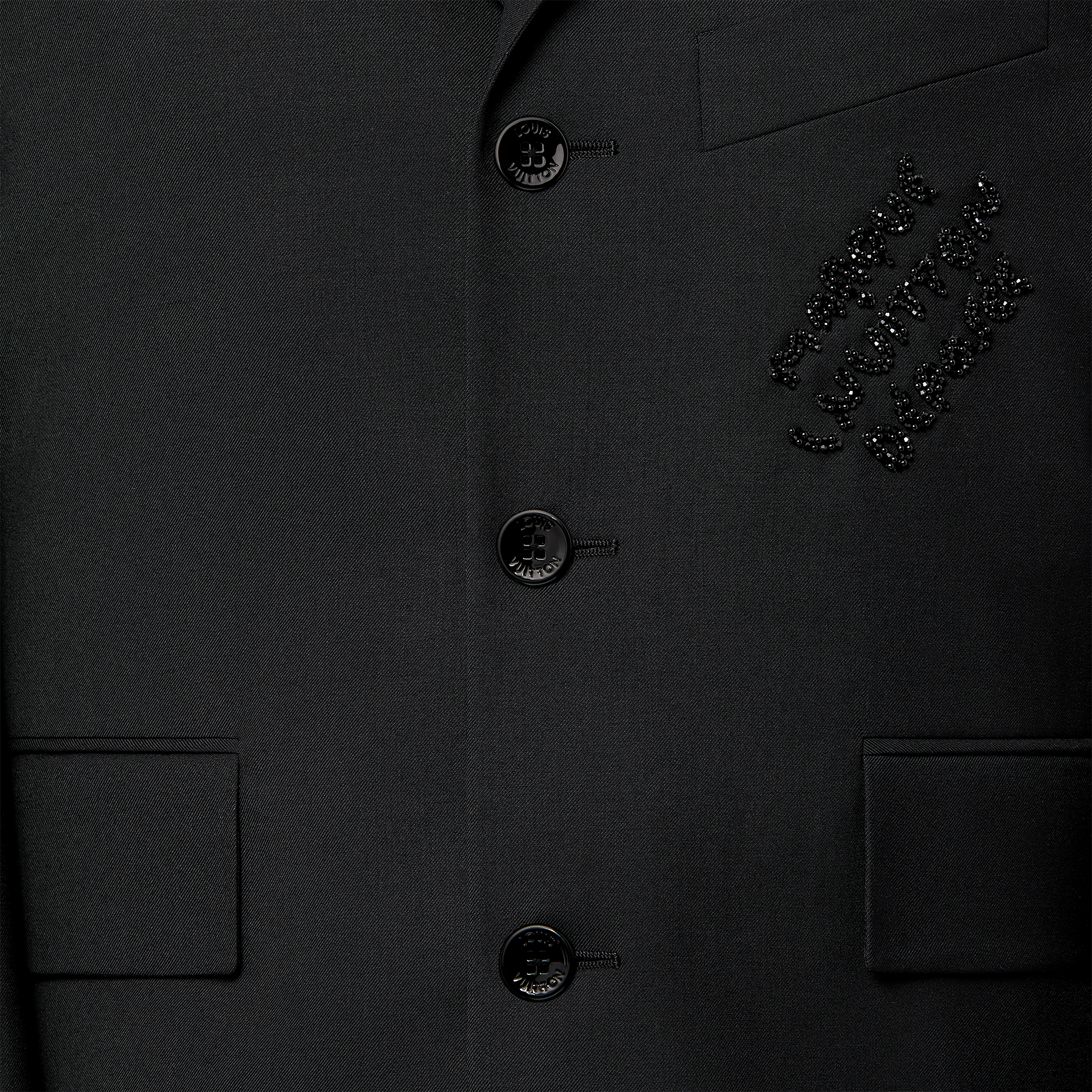Embroidered Wool Signature Blouson  in Men