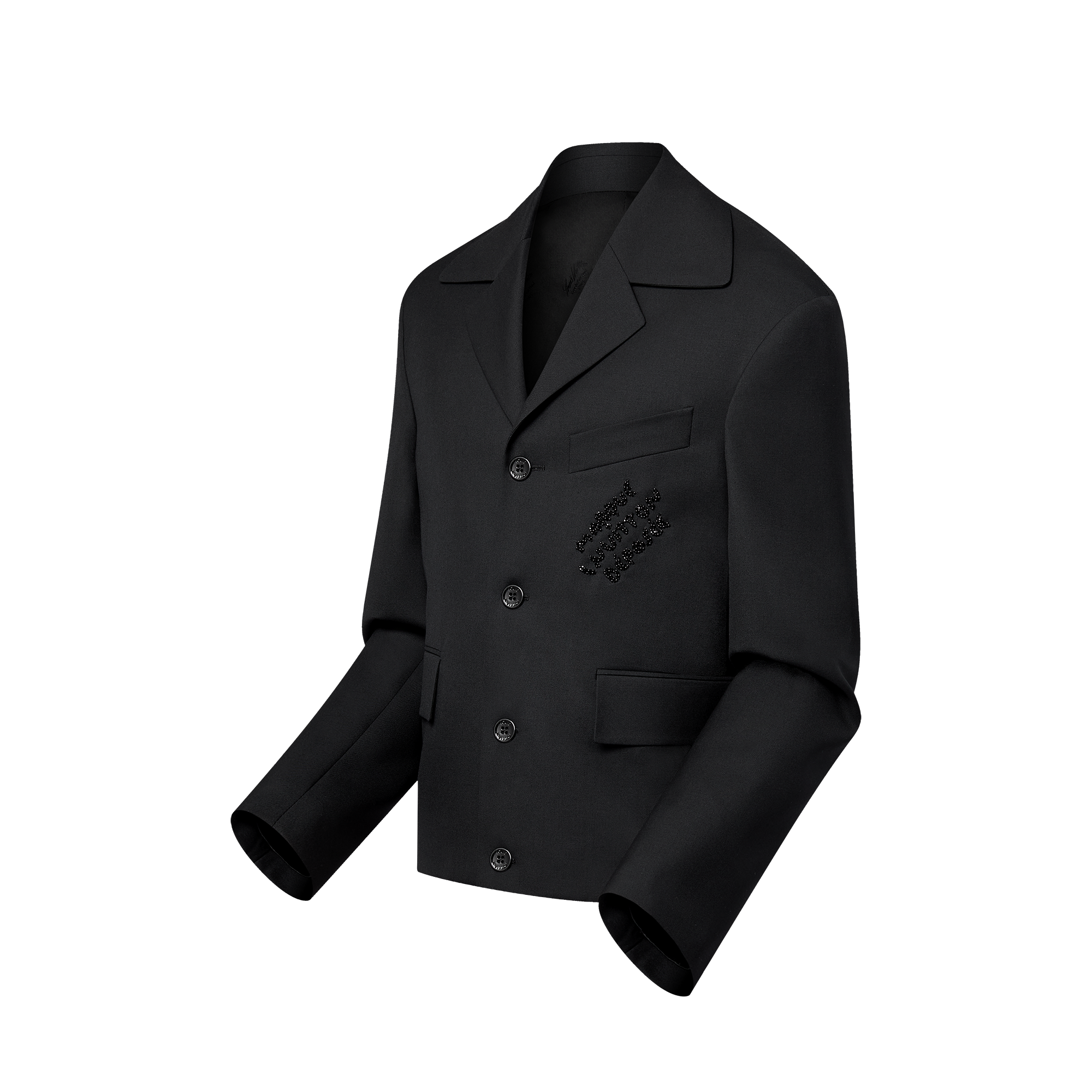 Embroidered Wool Signature Blouson  in Men