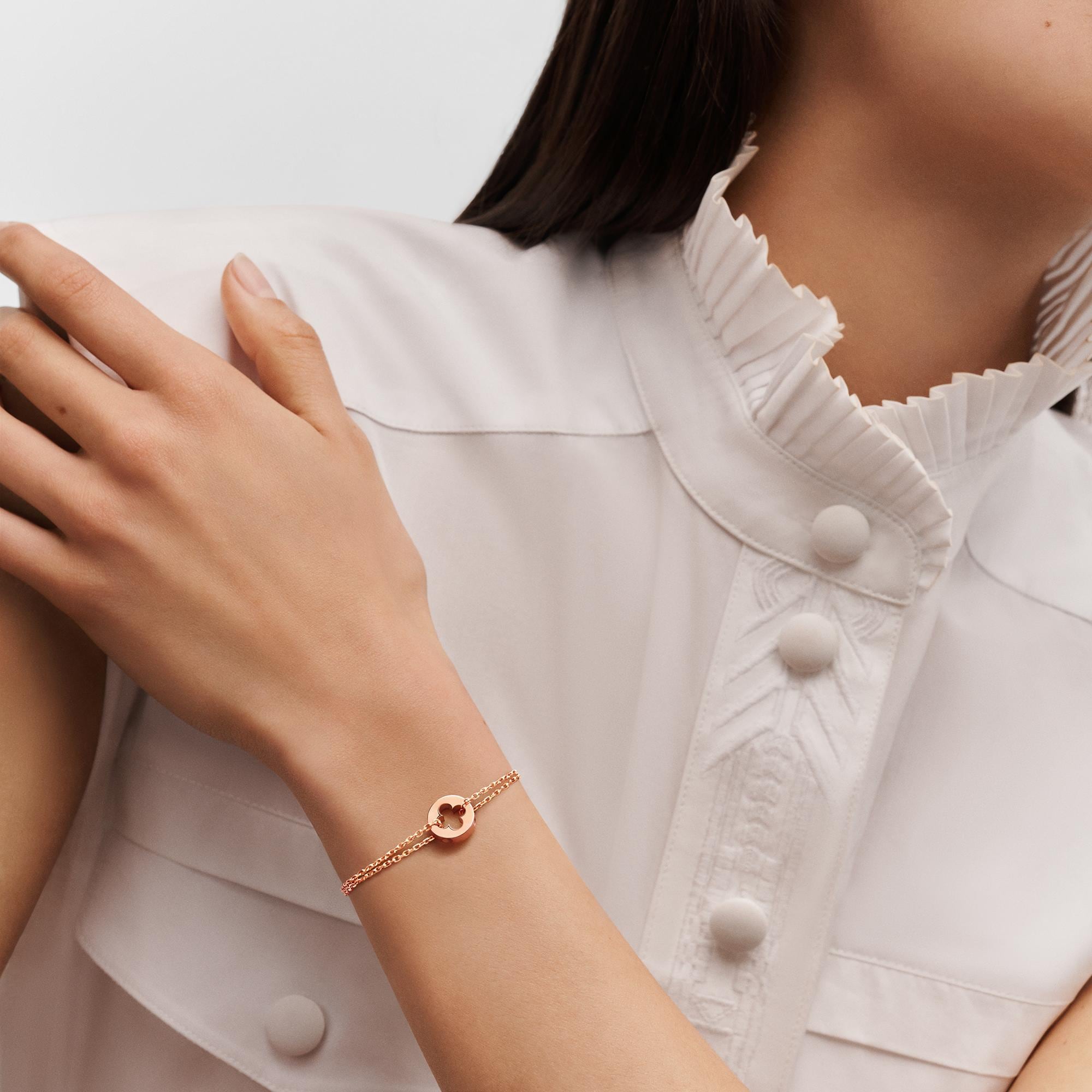 Empreinte Chain Bracelet, Pink Gold  in Jewellery