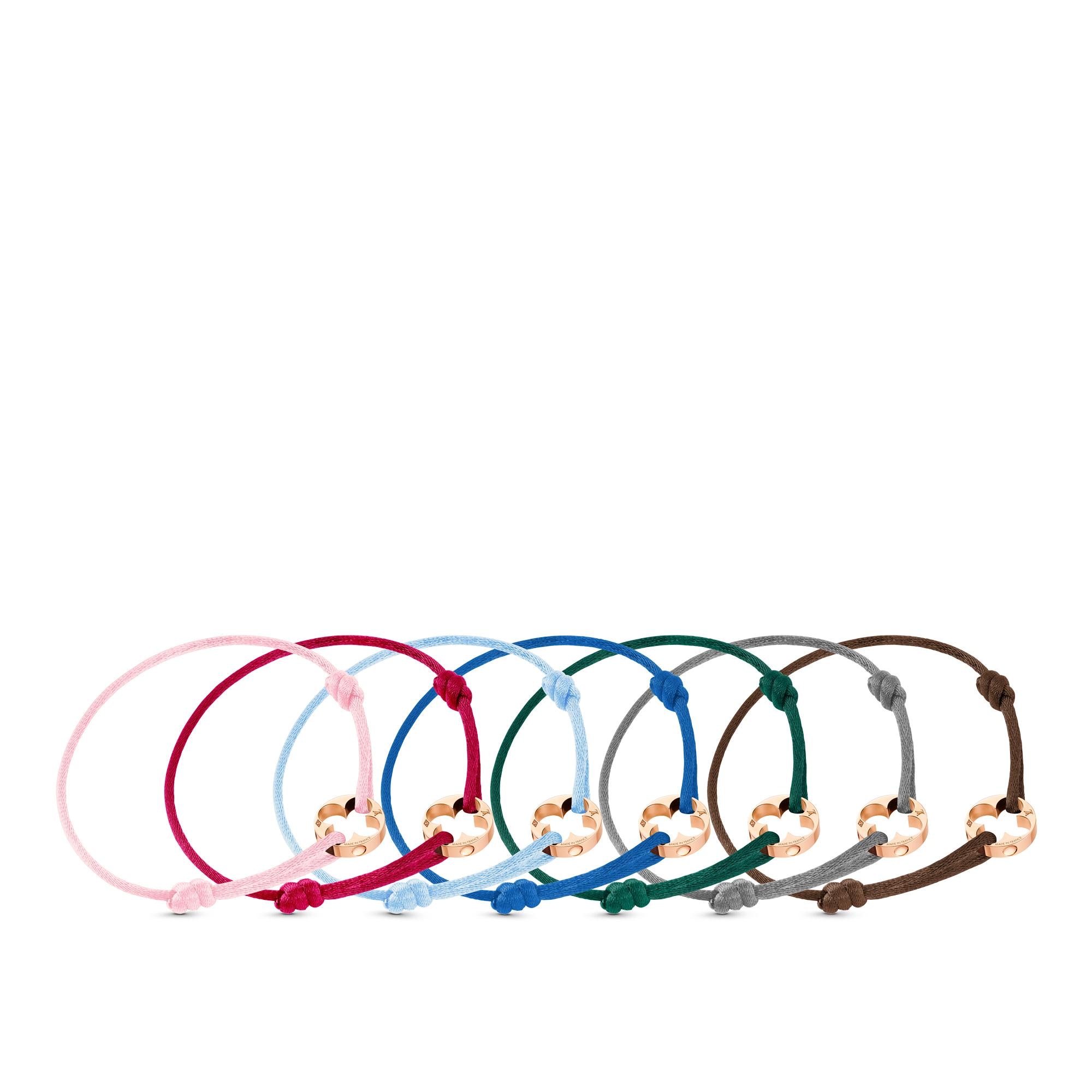 Empreinte Cord Bracelet, Pink Gold   in Jewellery