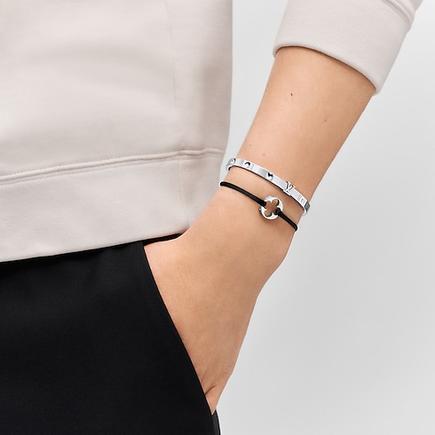 Empreinte Cord Bracelet, White Gold in Jewellery's Categories All Fine Jewellery collections by Louis Vuitton (Product zoom)