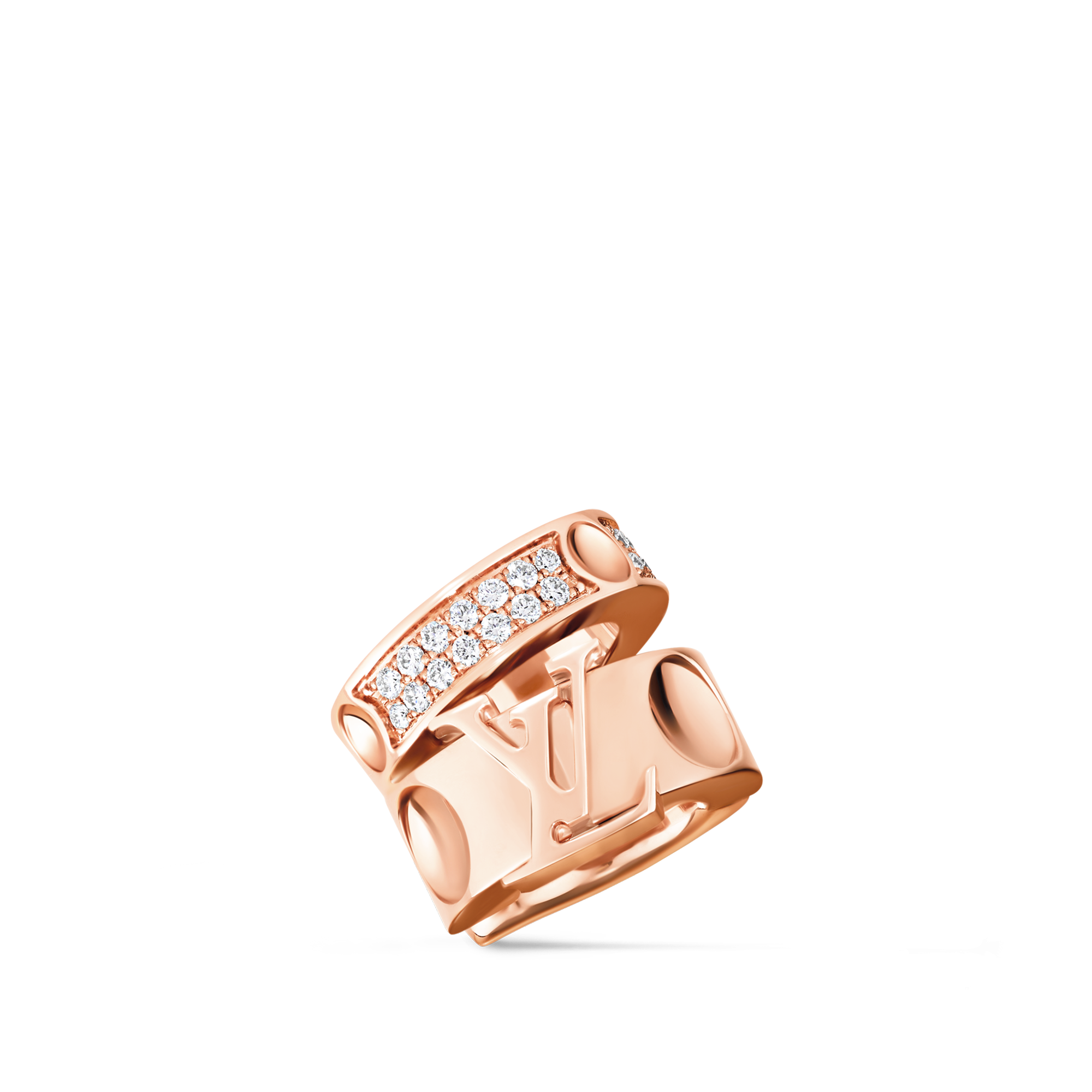 Empreinte Ear Cuff, Pink Gold And Diamonds - Per Unit  in Jewellery