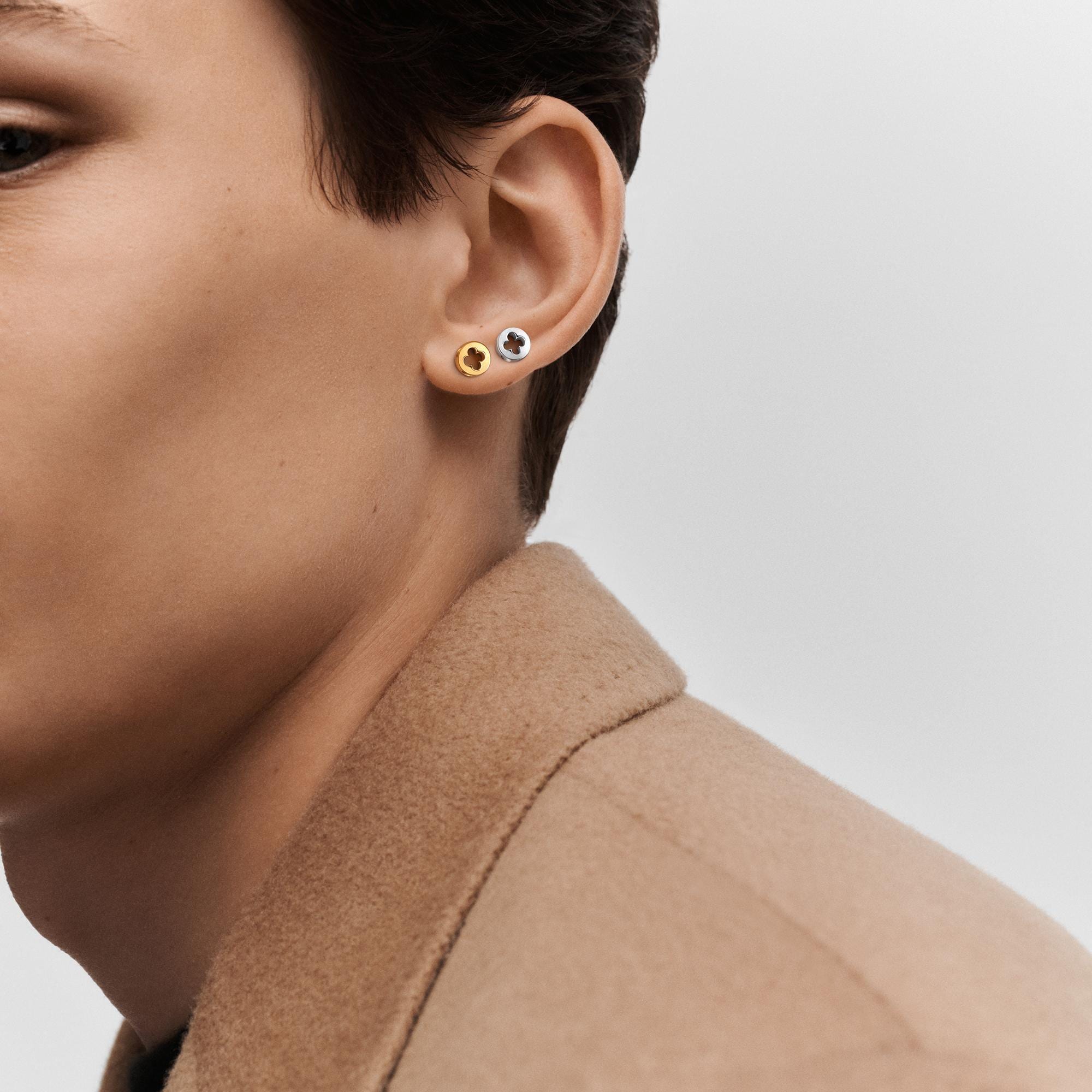 Empreinte Ear Studs, Yellow Gold  in Jewellery