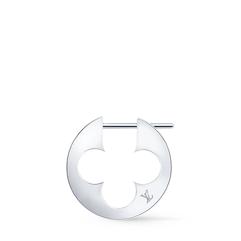 Empreinte Hoop, White Gold and Diamonds - Per Unit in Jewellery's Categories Earrings collections by Louis Vuitton (Product zoom)