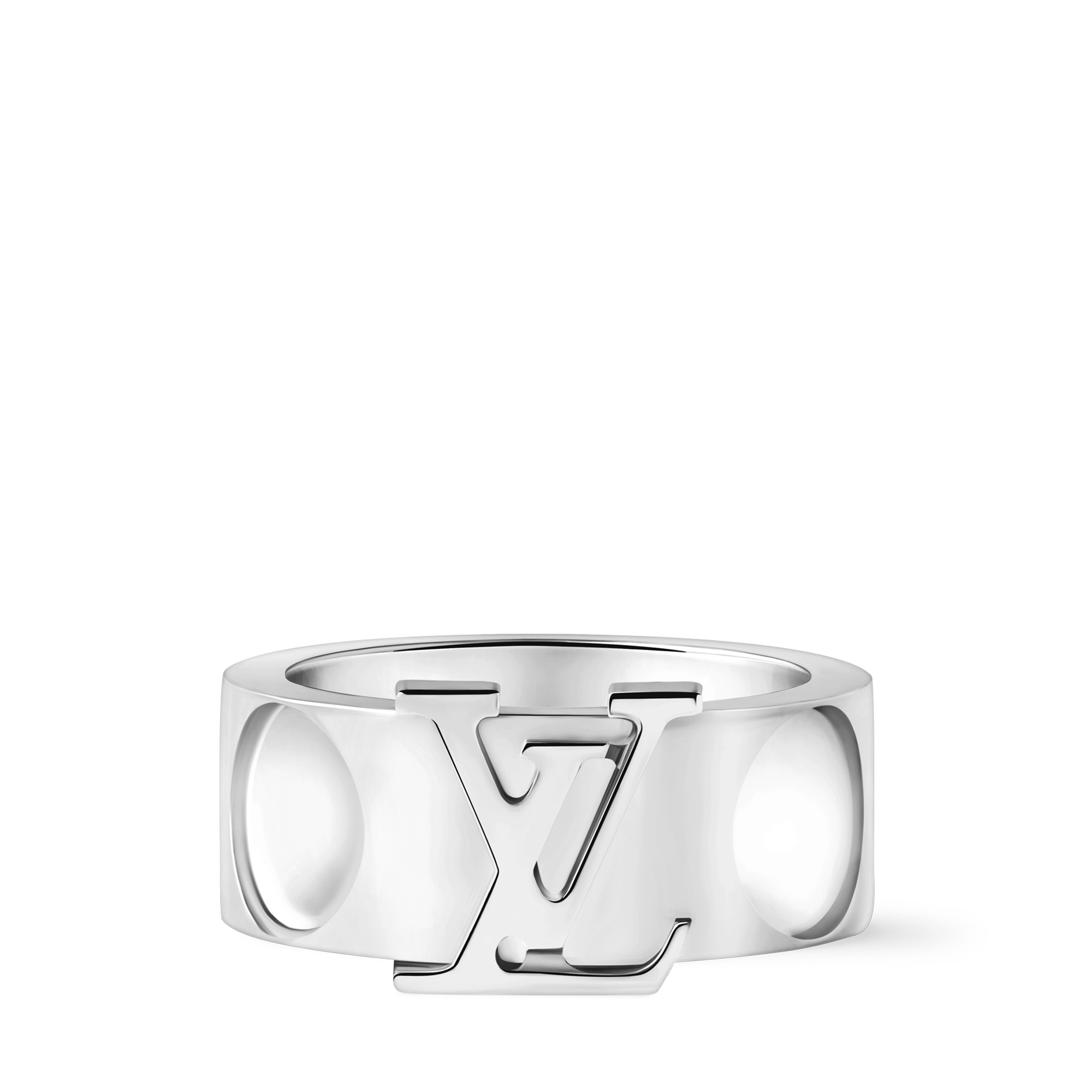 Empreinte Large Ring, White Gold  in Jewellery