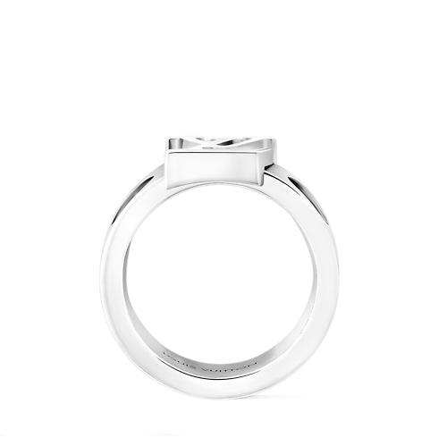 Empreinte Large Ring, White Gold in Jewellery's Categories All Fine Jewellery collections by Louis Vuitton (Product zoom)