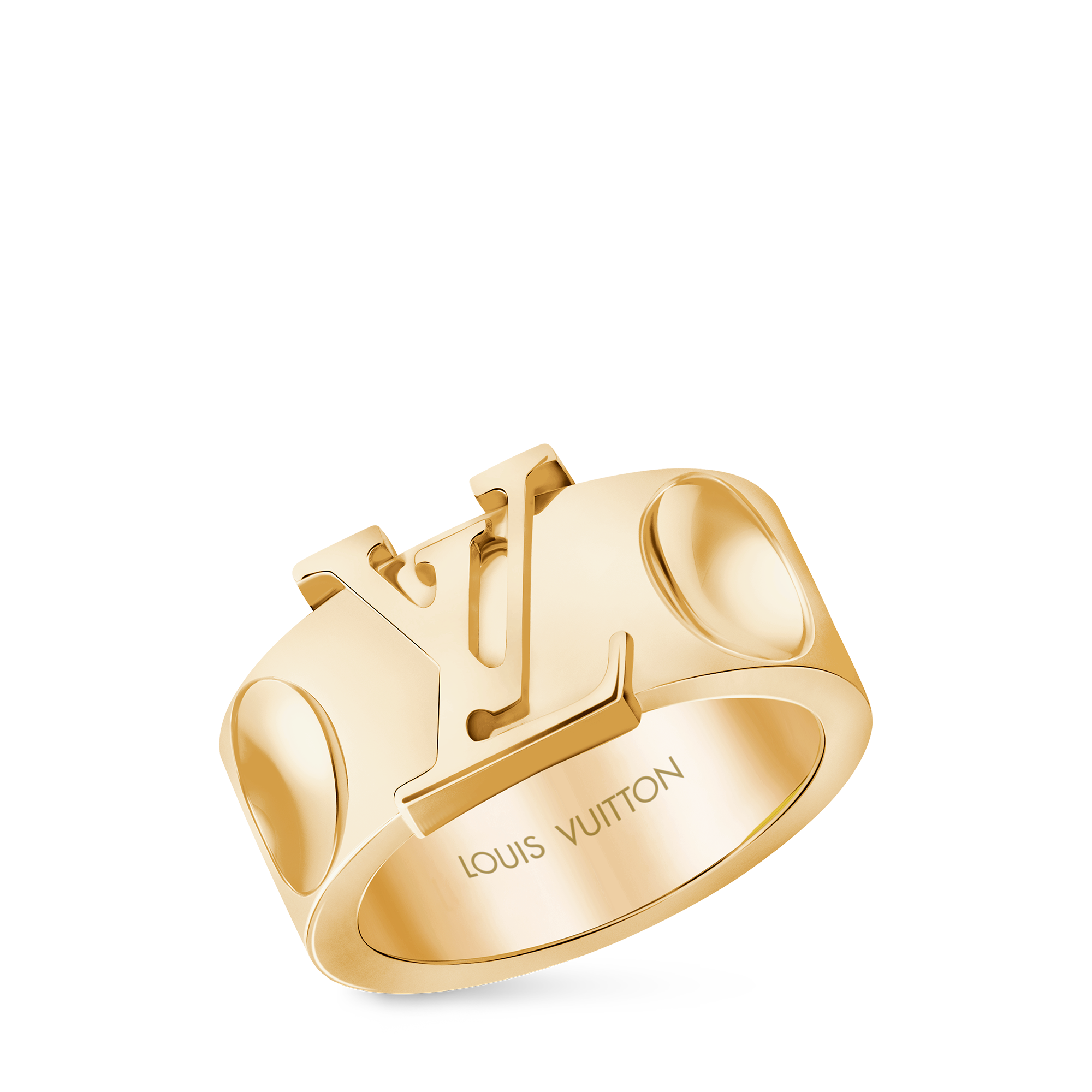 Empreinte Large Ring, Yellow Gold  in Jewellery