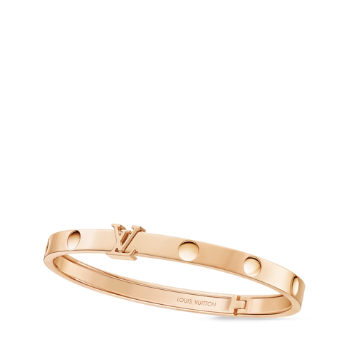 Empreinte Medium Bangle, Pink Gold in Les Extraordinaires's Jewelry Bracelets collections by Louis Vuitton (Product zoom)