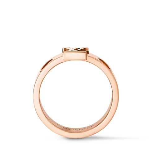 Empreinte Medium Ring, Pink Gold in Les Extraordinaires's Jewelry Rings collections by Louis Vuitton (Product zoom)