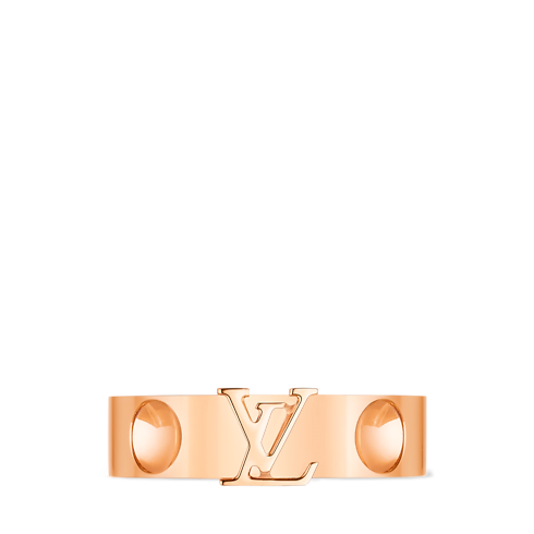 Empreinte Medium Ring, Pink Gold in Les Extraordinaires's Jewelry Rings collections by Louis Vuitton (Product zoom)