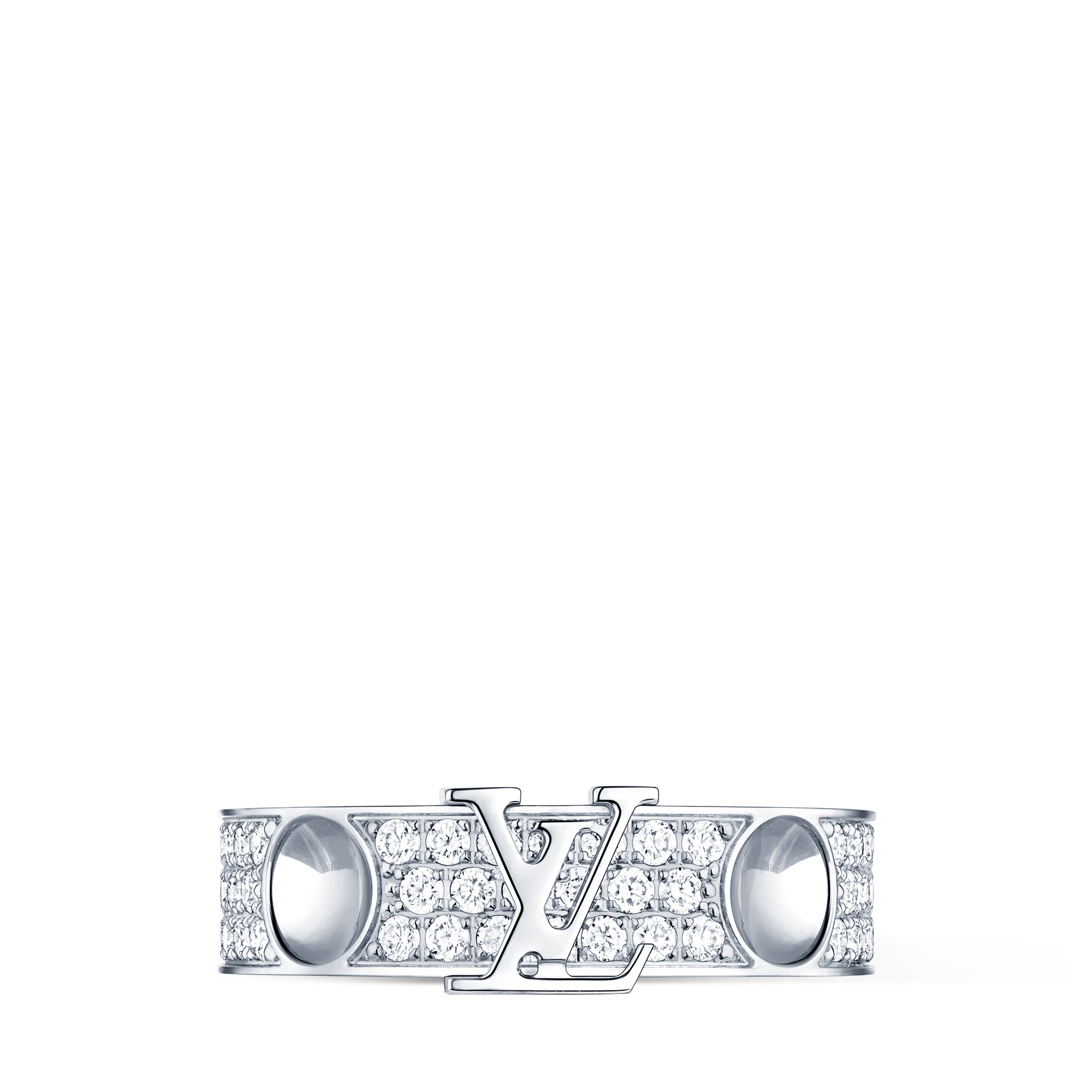 Empreinte Medium Ring, White Gold and Diamonds  in Jewellery