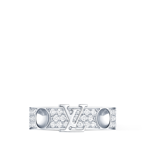 Empreinte Medium Ring, White Gold and Diamonds in Jewellery's Categories Rings collections by Louis Vuitton (Product zoom)