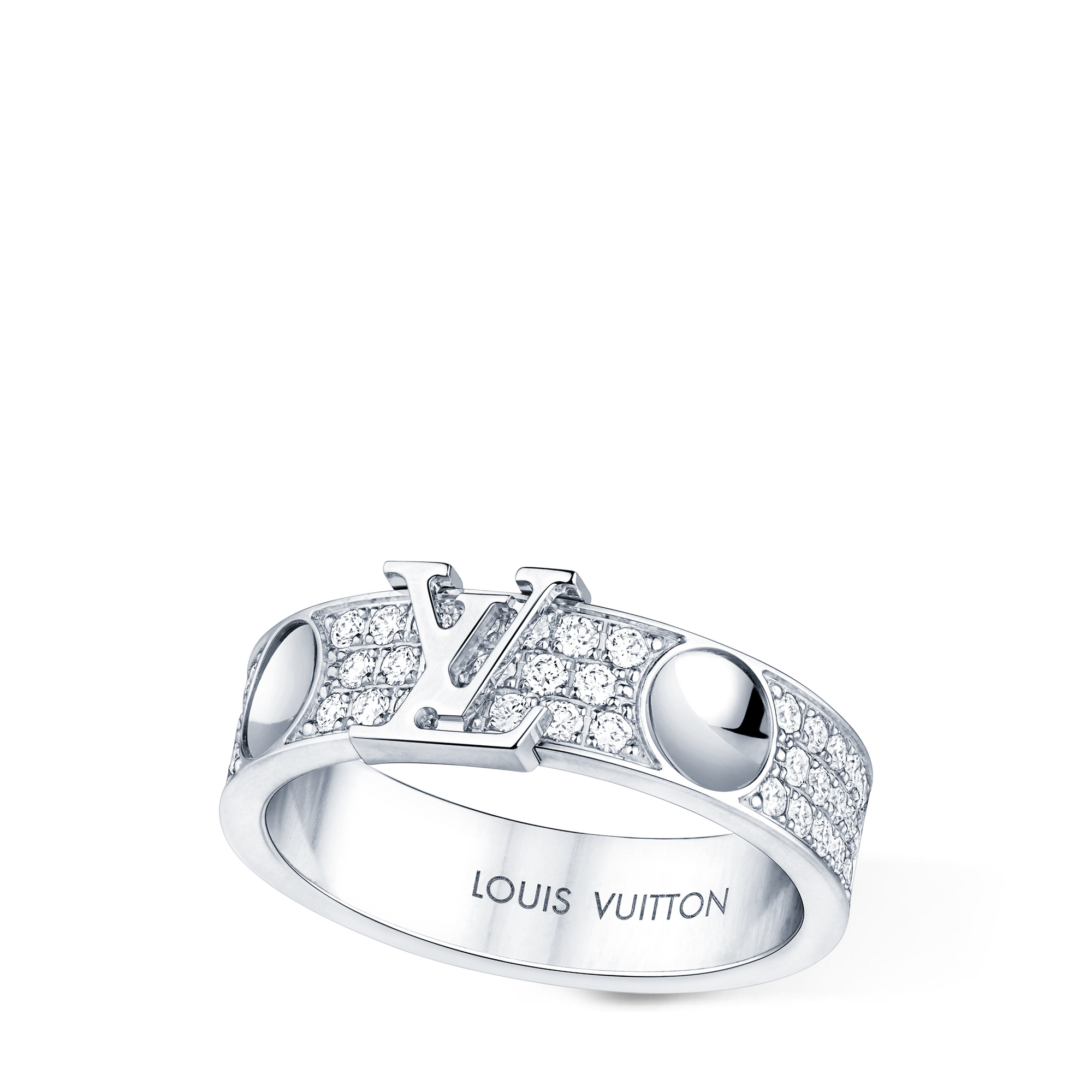 Empreinte Medium Ring, White Gold and Diamonds  in Jewellery