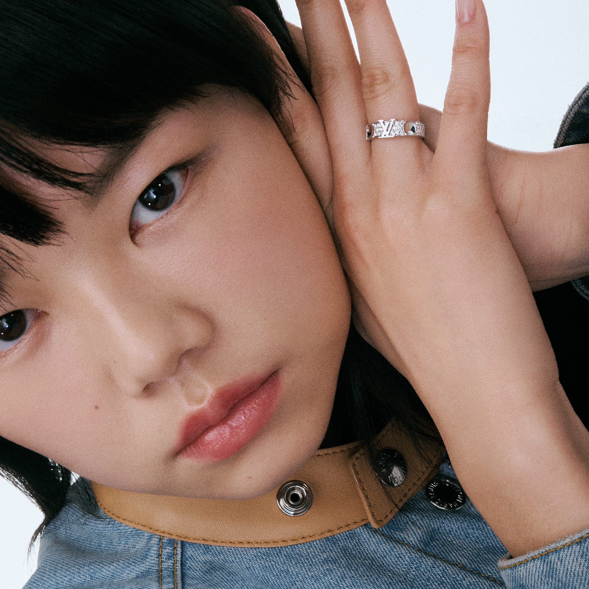 Empreinte Medium Ring, White Gold and Diamonds  in Jewellery