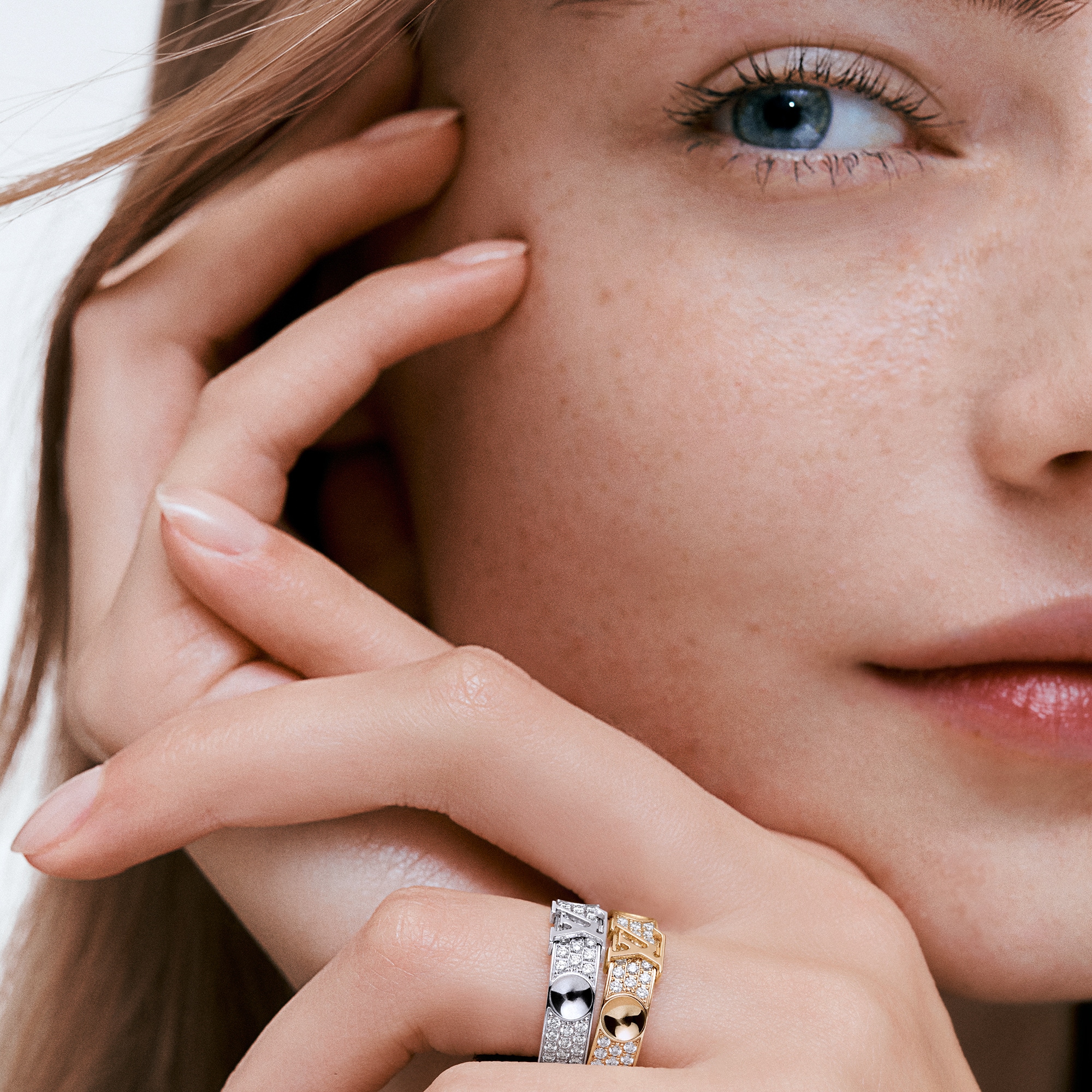 Empreinte Ring, Yellow Gold And Diamonds  in Jewellery