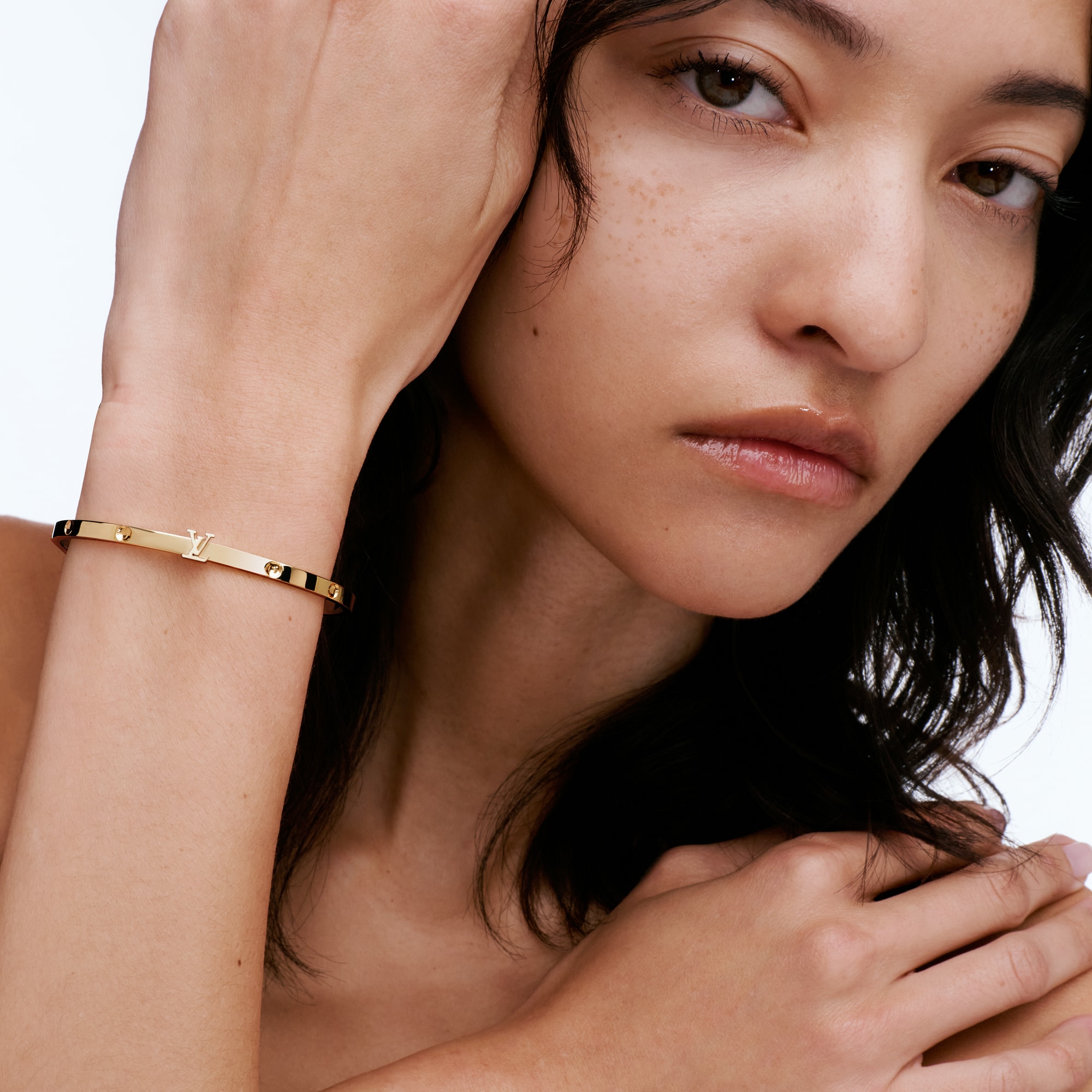 Empreinte Small Bangle, Yellow Gold  in Jewellery