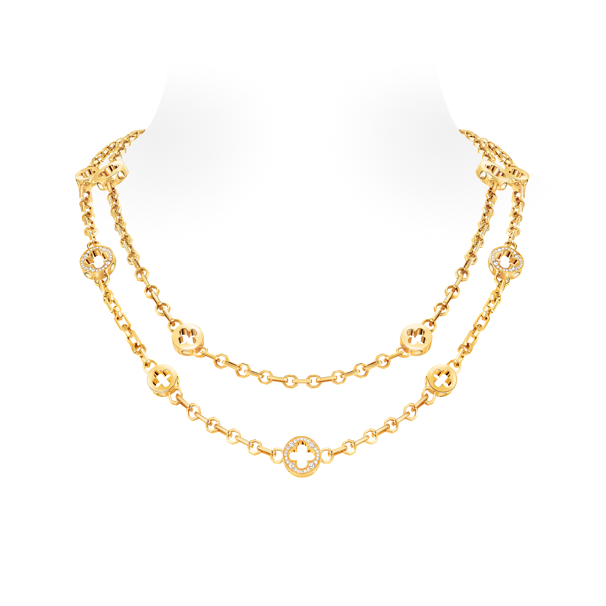 Empreinte Transformable Sautoir, Yellow Gold And Diamonds  in Jewellery