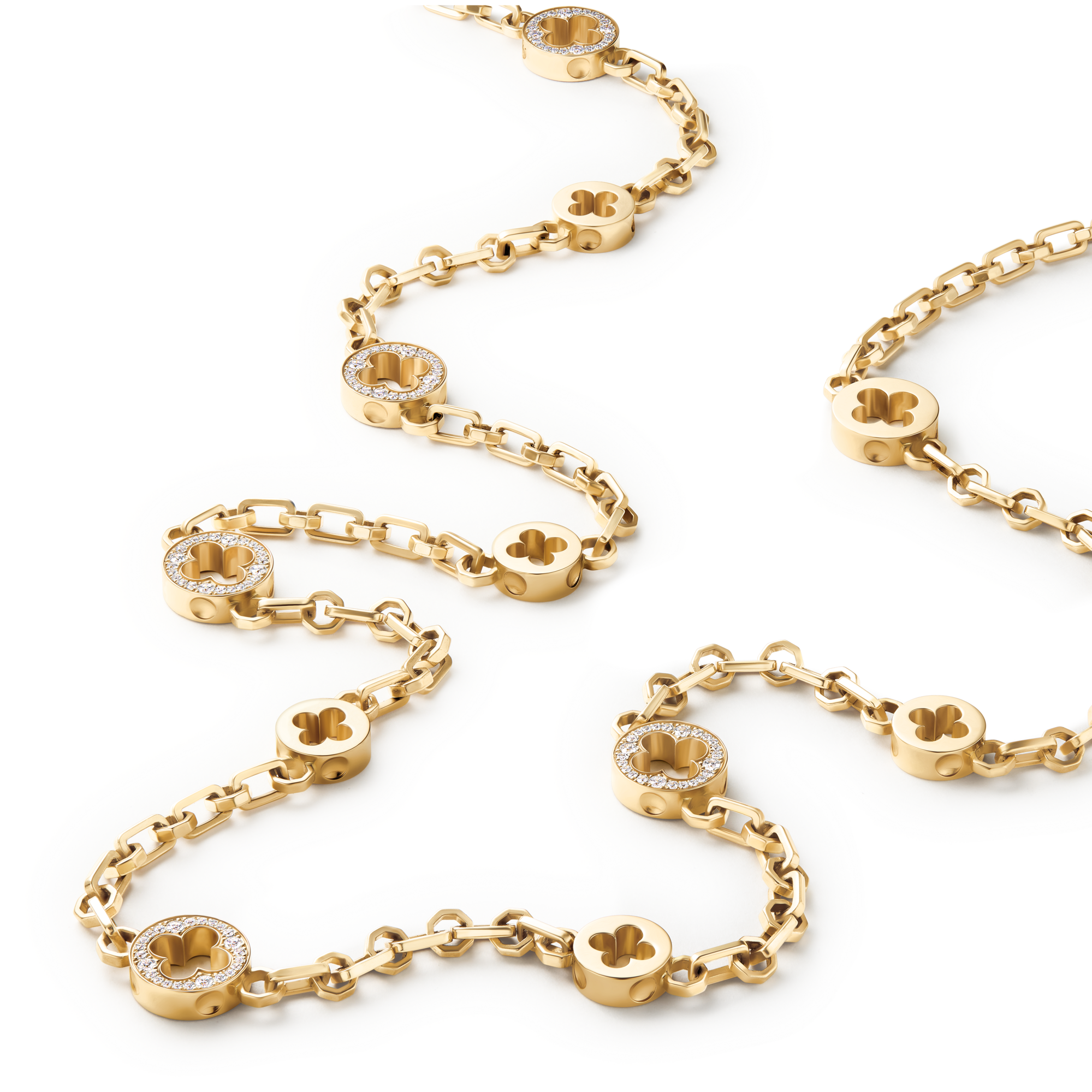 Empreinte Transformable Sautoir, Yellow Gold And Diamonds  in Jewellery