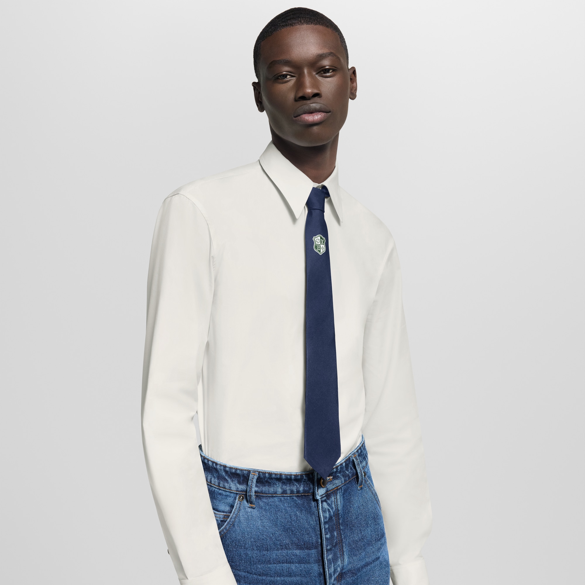 Epi Blason Tie . in Men