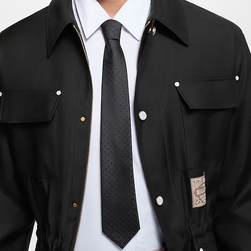 Fading Monogram Tie . in Men's Accessories Ties and Pocket Squares collections by Louis Vuitton (Product zoom)