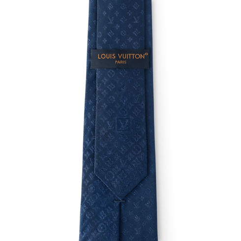Fading Monogram Tie . in Men's Accessories Ties and Pocket Squares collections by Louis Vuitton (Product zoom)