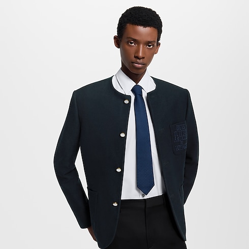 Fading Monogram Tie . in Men's Accessories Ties and Pocket Squares collections by Louis Vuitton (Product zoom)