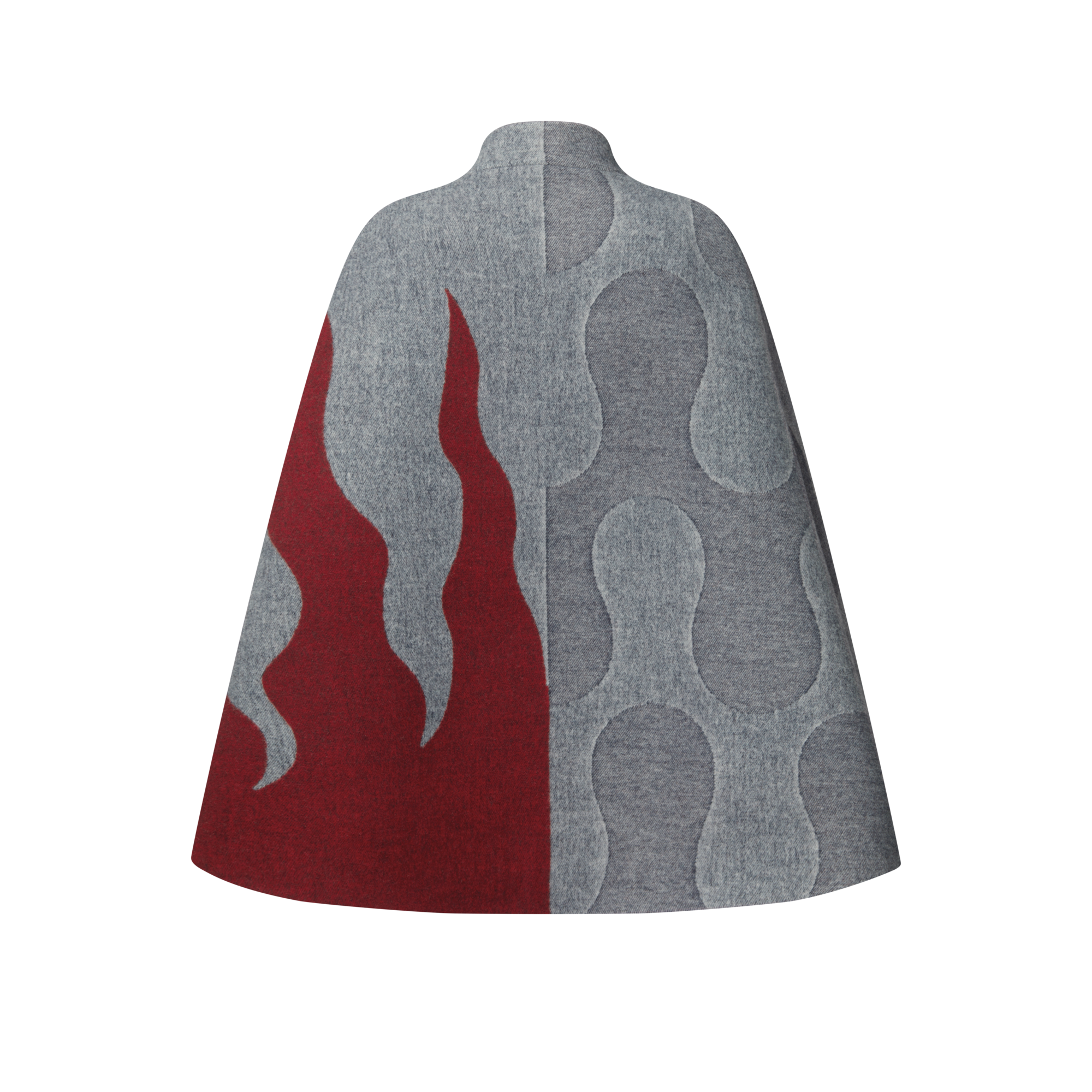 Flame Jacquard Cape  in Women