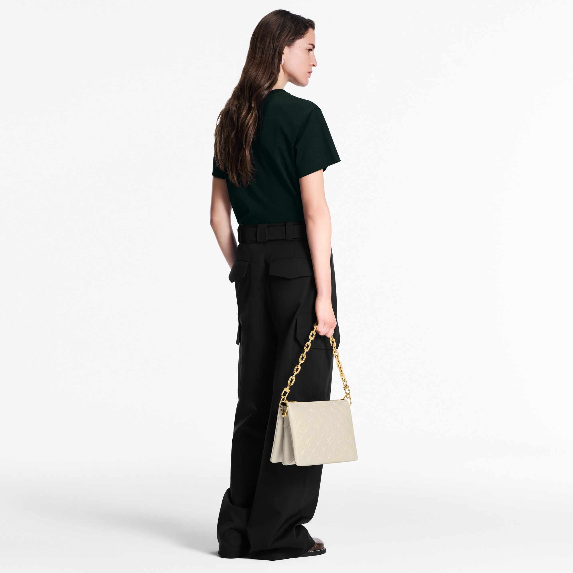 Flocked LV T-Shirt  in Women