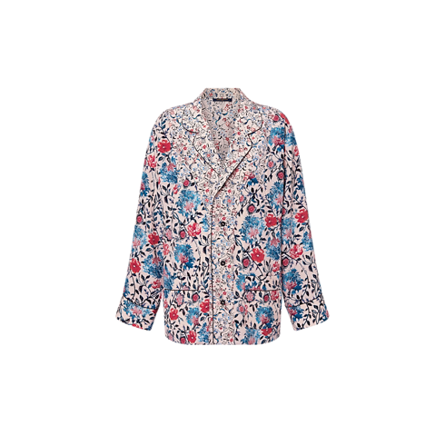 Floral Vine Pajama Shirt in Women's Ready-to-Wear Tops collections by Louis Vuitton (Product zoom)