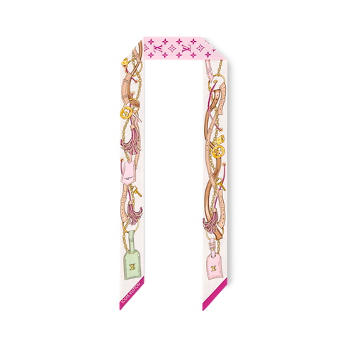 Flower And Straps BB Bandeau . in Women's Accessories Silk Squares and Bandeaus collections by Louis Vuitton (Product zoom)