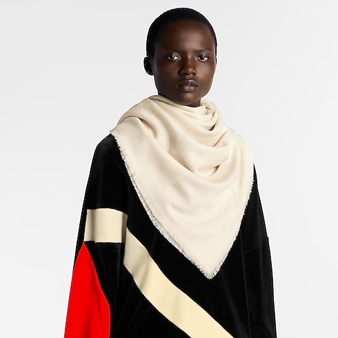 Flower And Straps Shawl . in Women's Accessories Shawls and Stoles collections by Louis Vuitton (Product zoom)