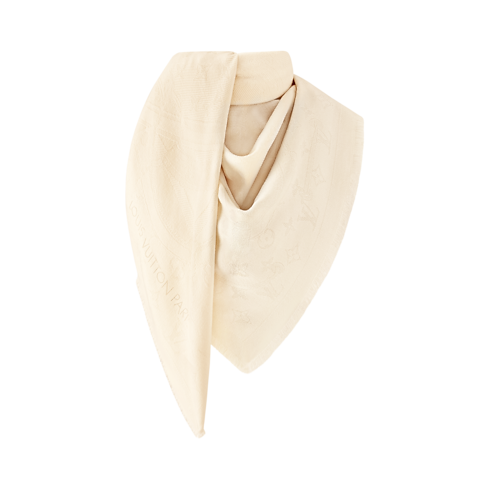 Flower And Straps Shawl . in Women's Accessories Shawls and Stoles collections by Louis Vuitton (Product zoom)