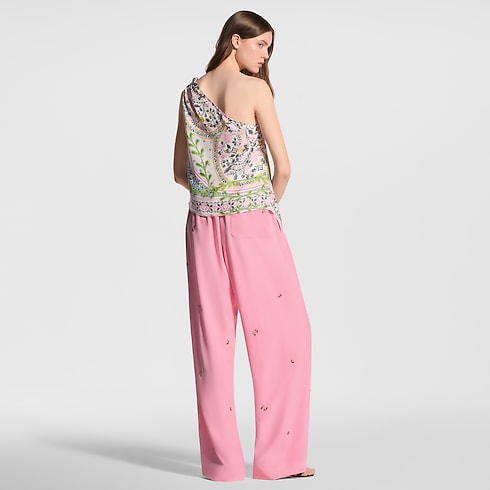Flower Foulard Asymmetrical Top in Women's Ready-to-Wear Tops collections by Louis Vuitton (Product zoom)