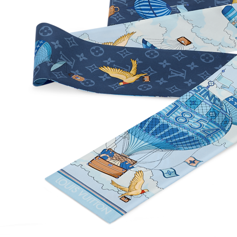 From The Cloud Bandeau . in Women's Accessories Silk Squares and Bandeaus collections by Louis Vuitton (Product zoom)